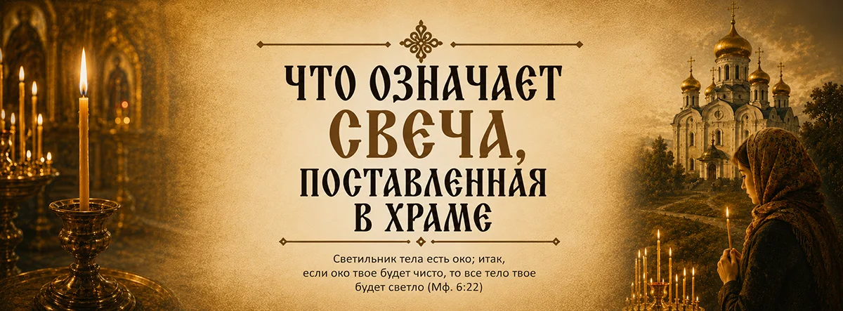 Свеча в храме