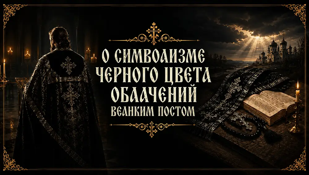 Черные облачения Великим постом