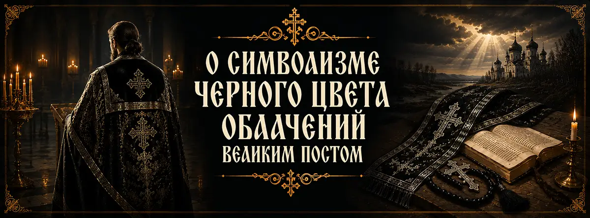 Черные облачения Великим постом