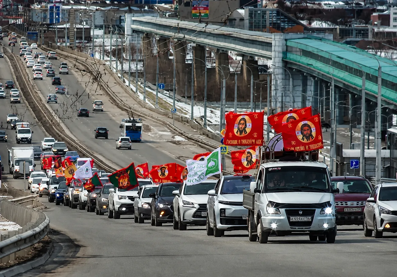 Пасхальная звонница в Новосибирске